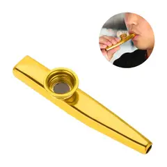 GENERICO - Kazoo Musical Metálico Portátil - Amarillo