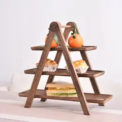 PIA COPELLO STORE - Estante de 3 Pisos de Madera