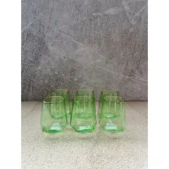 PIA COPELLO STORE - Set x 6 Vasos bajo verde