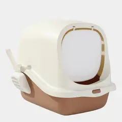 GENERICO - Arenero cerrado para gato SN - Marrón