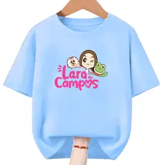 GENERICO - Polo Algodon Celeste Rana Lara - Tallas 6 hasta XL