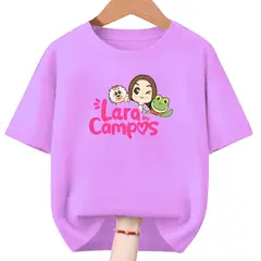 GENERICO - Polo Algodon Lila Rana Lara - Tallas 6 hasta XL