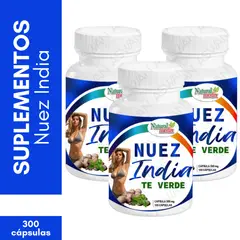 GENERICO - Pack x3 Nuez De La India 100 Cápsulas - Natural Medix