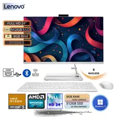 LENOVO - All in One IdeaCentre AIO 3 AMD Ryzen 5 7430U, 8GB ram, 512GB SSD