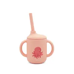 SASSI - Taza con Cañita de Silicona - Slurpy El Pulpo