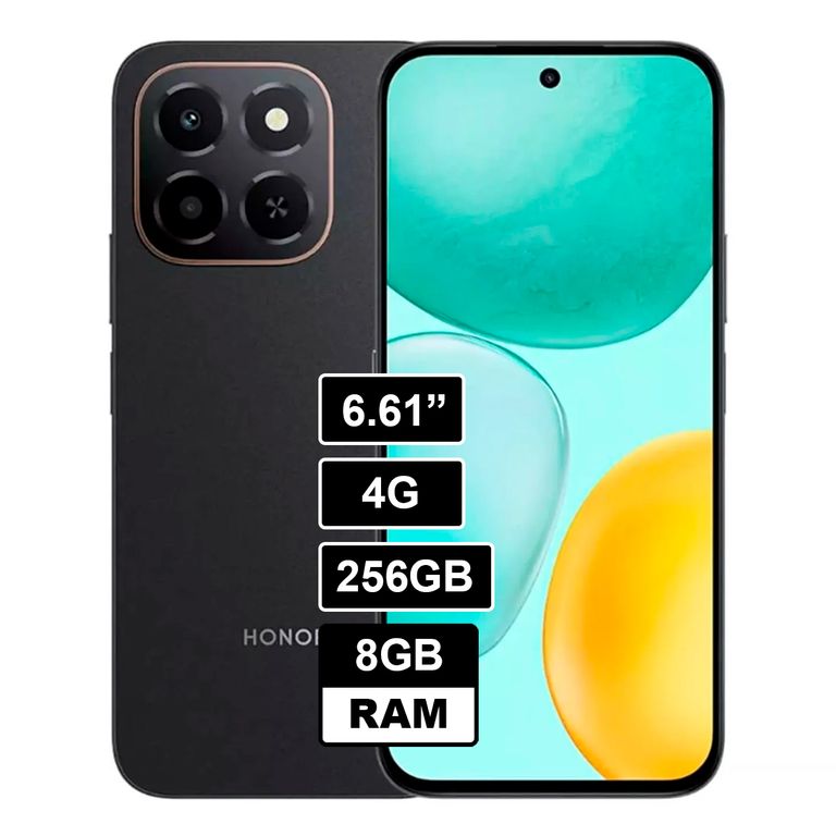 Celular X6C 4G 256GB 8GB RAM cámara principal 50MP frontal 5M 661 Negro