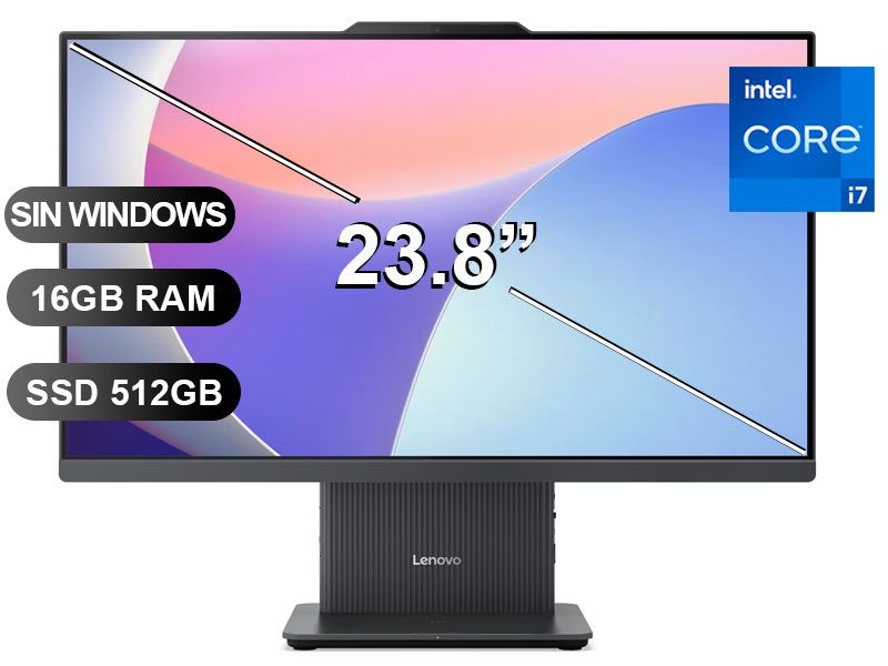 AIO IDEACENTRE 24IRH9 I7-13620H 16GB RAM 512GB SSD 23.8 SIN WINDOWS F0HN00MJLD