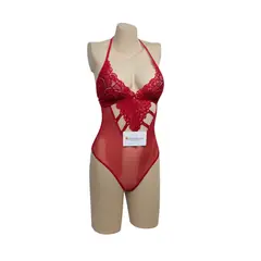 GENERICO - LENCERIA BODYSUIT ROJO VIBRANTE
