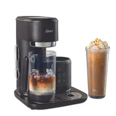 OSTER - Cafetera frappe con Licuadora BVSTDC03B 3 en 1