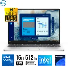 DELL - LAPTOP Pro 16 PC16250 16" FHD Plus Intel Core 7 150U 16GB 512GB SSD W11 Pro