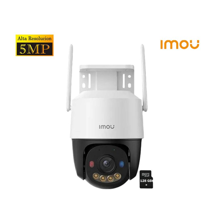 Cámara Seguridad CRUISER SC 5MP Visión Noche Luz disuasiva 128GB