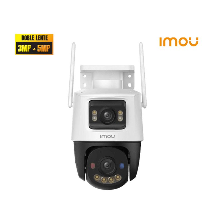Cámara CRUISER DUAL 2 3MP + 5MP 360 Full color Luz Advertencia