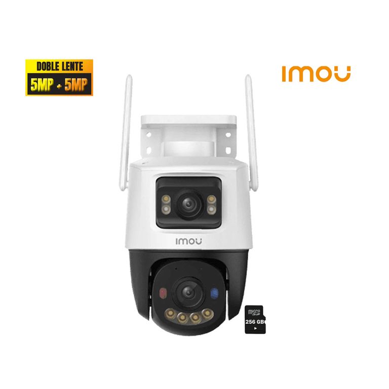 Cámara CRUISER DUAL 2 5MP + 5MP Full color Disuasión activa 256GB