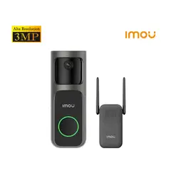 IMOU - Timbre Cámara Doorbell 2S Kit 2K Batería Detección Merodeo Alarma
