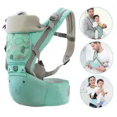 GENERICO - Canguro Para Bebé Ergonómico Ballena 3 en 1 Verde