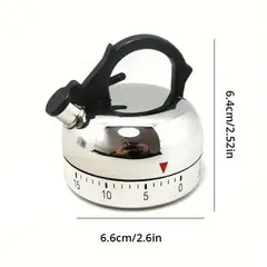 GENERICO - Temporizador de Cocina modelo Teterita de Acero