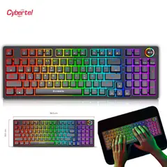 CYBERTEL - TECLADO STRIKER CBX K1008-3M RGB MECANICO WIRELESS BLUETOOTH