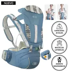 GENERICO - Canguro para Bebé Ergonómico Única Mia Azul