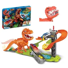 BABY - Pista de carreras con temática de dinosaurios + Carro