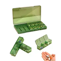 GENERICO - Pastillero Semanal 3 tomas Organizador de Pastillas Portatil