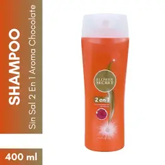 GENERICO - Shampoo Sin Sal 2 En 1 Aroma Chocolate 400 ml - FLOWER SECRET