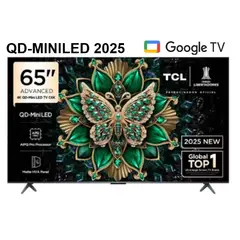 TCL - Televisor 65 QD MINI LED 4K UHD Año 2025 Google TV 65C6K