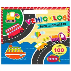 GENERICO - Vehiculos Bloc para Colorear