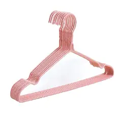 GENERICO - Oferta De 50 Colgadores De Ropa Metalico con Cubierta de plastico