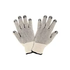 PRETUL - Guantes de algodón con puntos PVC en palma y dorso 21830