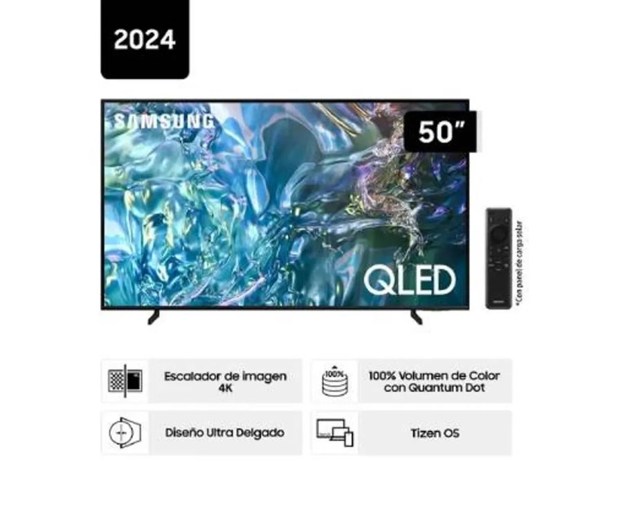 TELEVISOR 50” QN50Q60DAG 4K QLED SMART + Soundbar