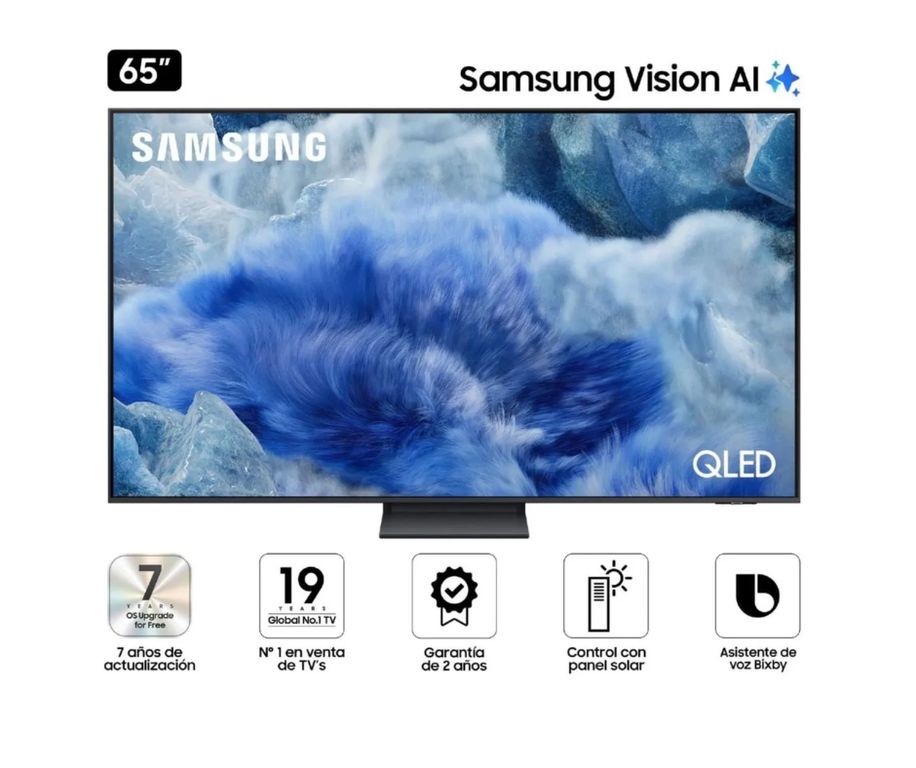 TELEVISOR QLED 65 QN65Q8FAAGXPE TIZEN VISIÓN AI SMART TV 2025 + Soundbar