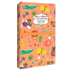 GENERICO - Set de Libros Para Colorear - Osos