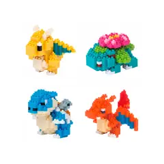 POKEMON - Nanoblock Set Evoluciones Kanto