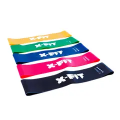 XFIT - Kit X5 Ligas Elasticas Abiertas Pilates Yoga SeT 5 nv X- FIT