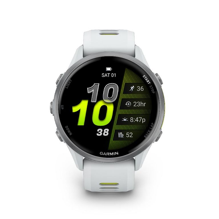 Smartwatch Forerunner 970 Blanco Amarillo Running Deporte GPS Fitness
