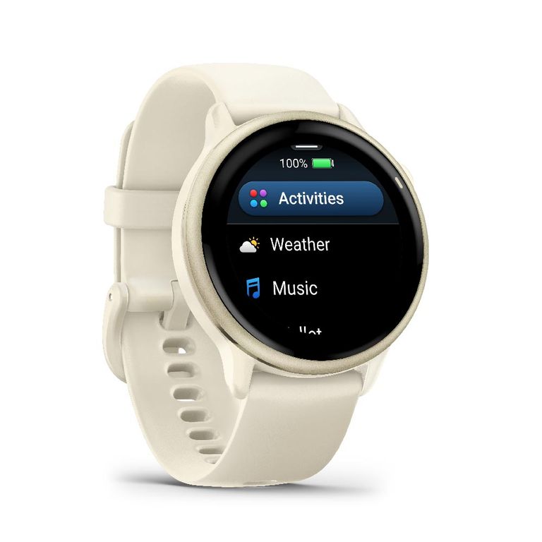 Smartwatch Vivoactive 6 Oro Lunar Running Deporte GPS Fitness