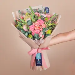 MAGIA PE - Ramo Gold Rose - Mix de Flores Premium "Magia.pe"