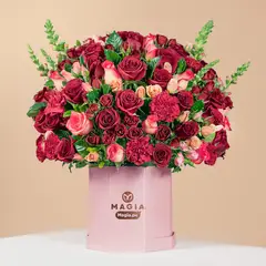 MAGIA PE - Box Mix 120 Flores Supreme Love "Magia.pe"