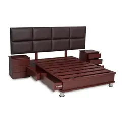 DRIMER - Kit Sofía Queen: Cabecera + Base + 2 Veladores