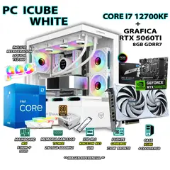 INTEL - Computadora PC Gamer PRO Core i7 12700KF RAM 32GB SSD 1TB GRAFICA RTX 5060TI 8GB
