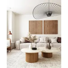 STIL NOVO - MESA DE COMEDOR RASEK HUESO