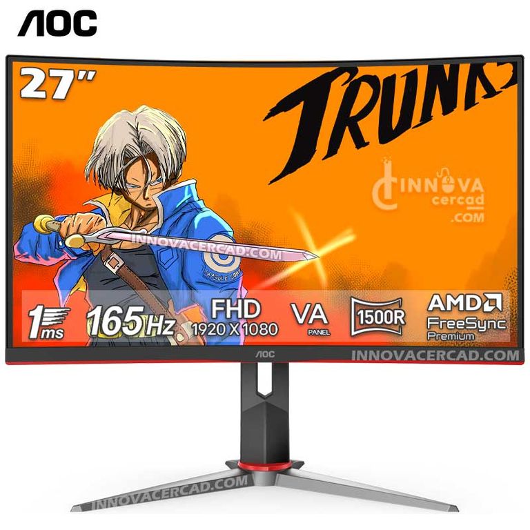 Monitor Curvo C27g2 27 Full Hd Va 165hz 1ms, FreeSync Premium