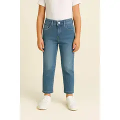 GENERICO - Pantalon Jean niña oscuro