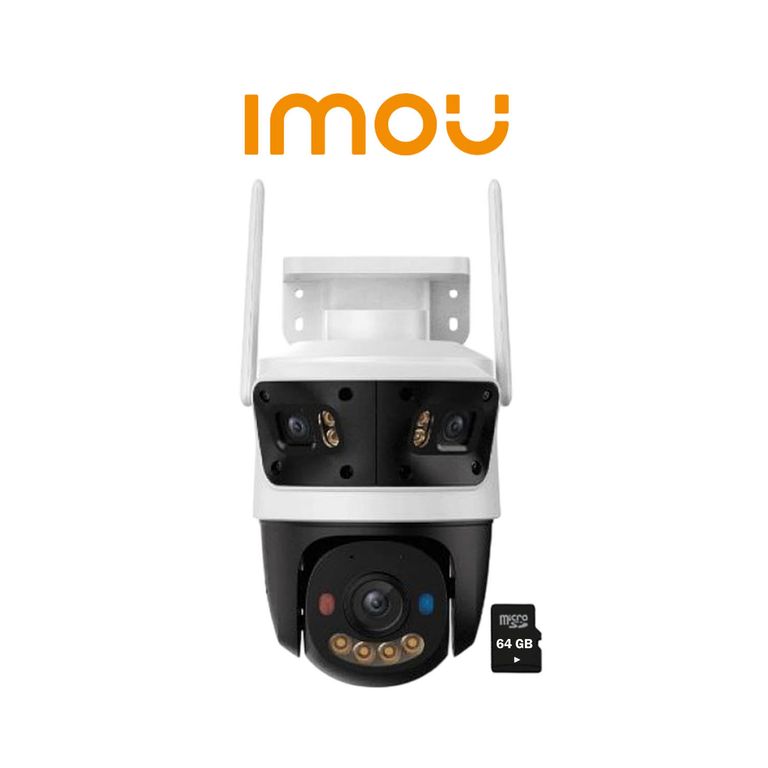 Cámara Vigilancia CRUISER TRIPLE 11MP Audio 2 vías Luz alerta 64GB