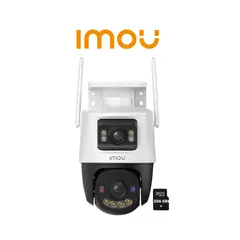IMOU - Cámara CRUISER DUAL 2 5MP + 5MP Noche Color Luz Disuasiva 256GB