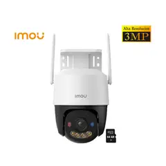 IMOU - Cámara Wifi CRUISER SC 3MP Visión Noche Luz Disuasora 64GB