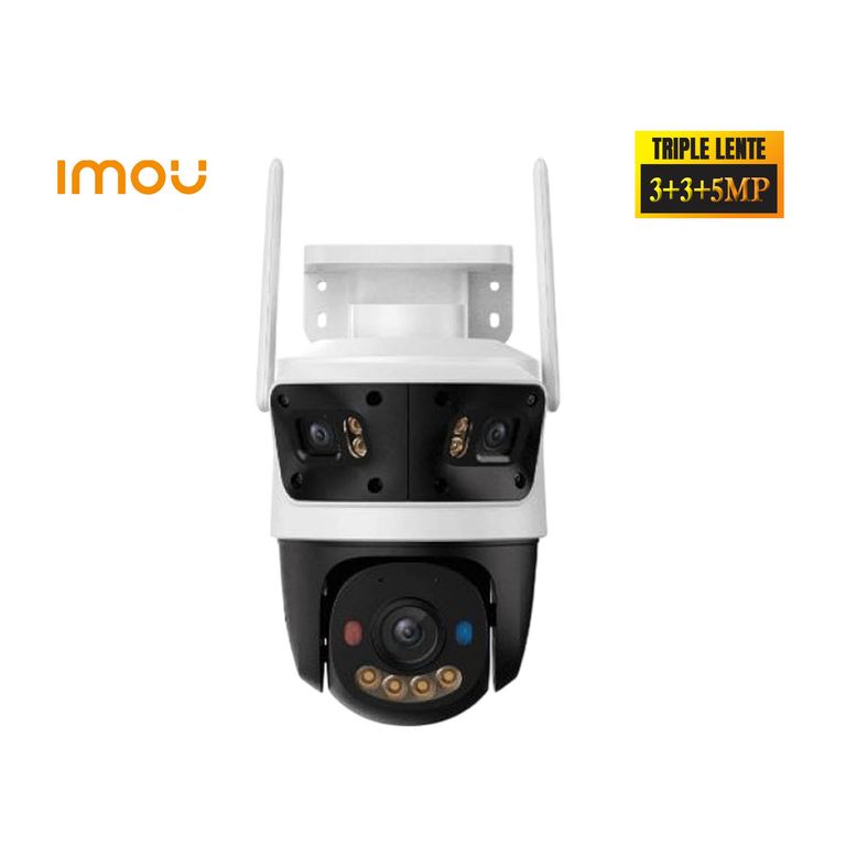 Cámara Wifi CRUISER TRIPLE Lente 6+5MP Audio doble vía Luz Sirena