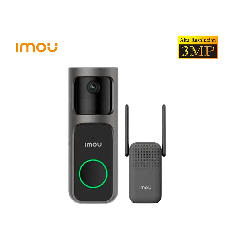 Timbre Doorbell 2S Kit 2K Cámara Batería Detección Merodeo Alarma