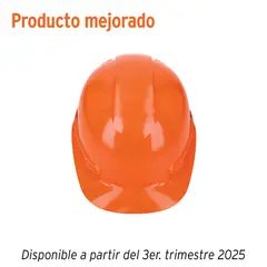 TRUPER - Casco De Seguridad, Ajuste Ratchet, C/Naranja 14292