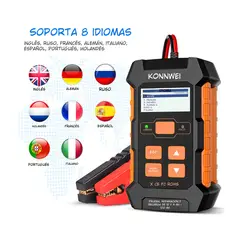 GENERICO - Probador cargador reparador batería KONNWEI KW520 12V 24V 10A